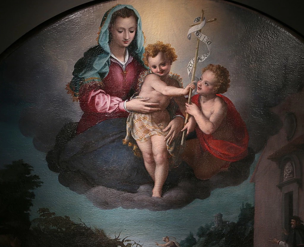 100-miracoli di san fiacre-dettaglio-1596 ca. (fi, santo spirito)